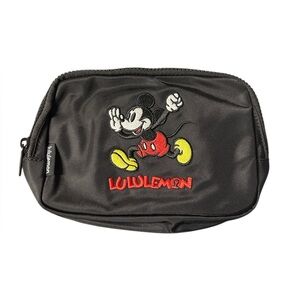Lululemon NWT Black Mickey Mouse Everywhere Bag
